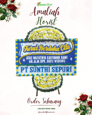 Papan Bunga Duka di Mojowarno